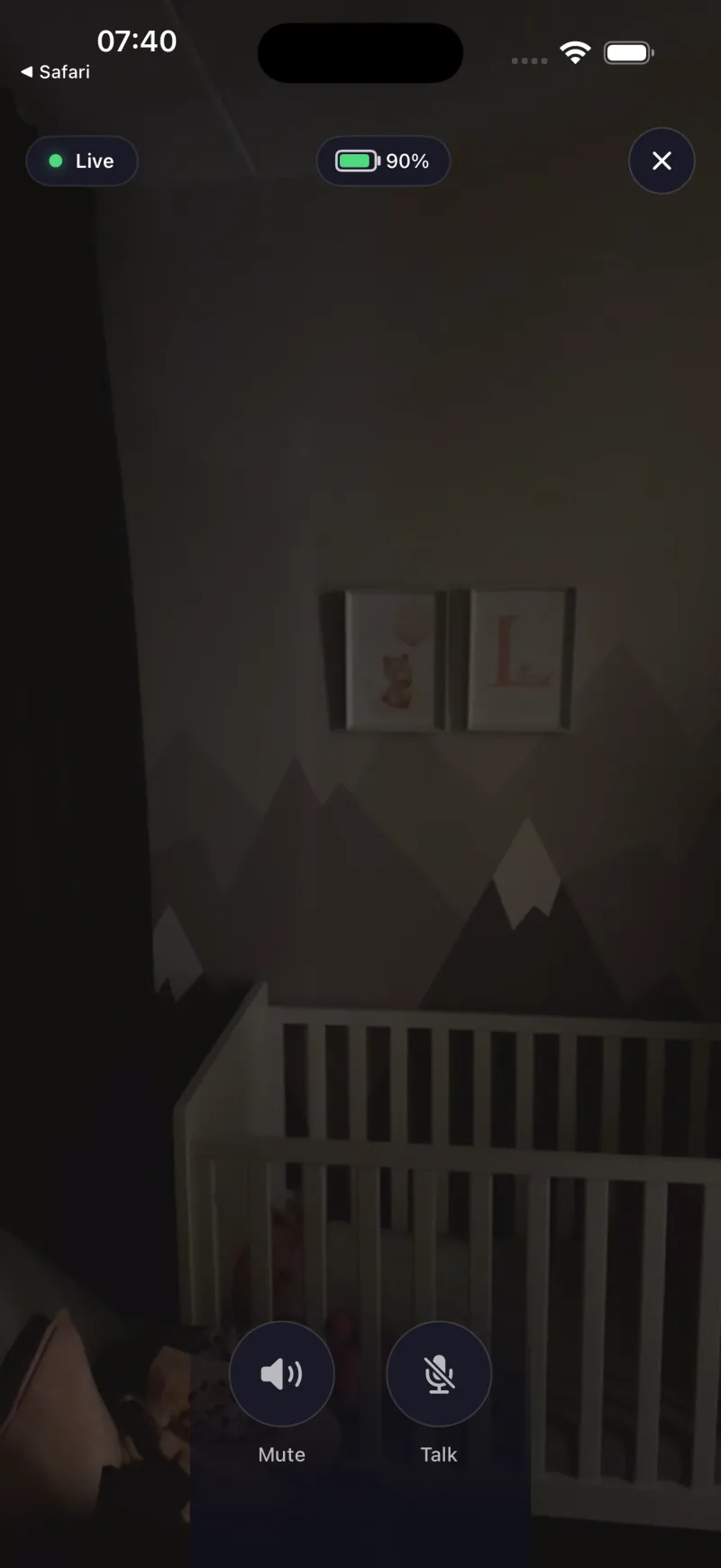 BlinkBaby HD-video babyövervakning med gråtdetektering